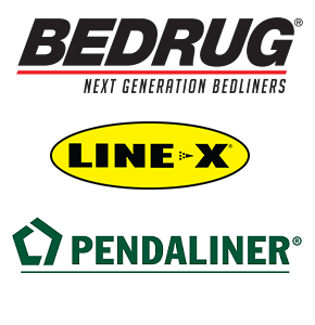 Pendaliner, Line-X, and Bedrug truck liners